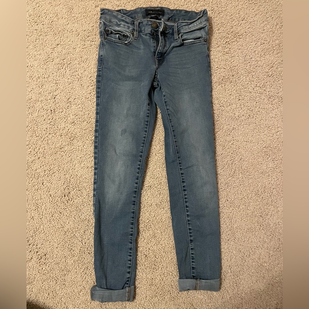 Aeropostale Lowrise Light Blue Jean Jeggings.